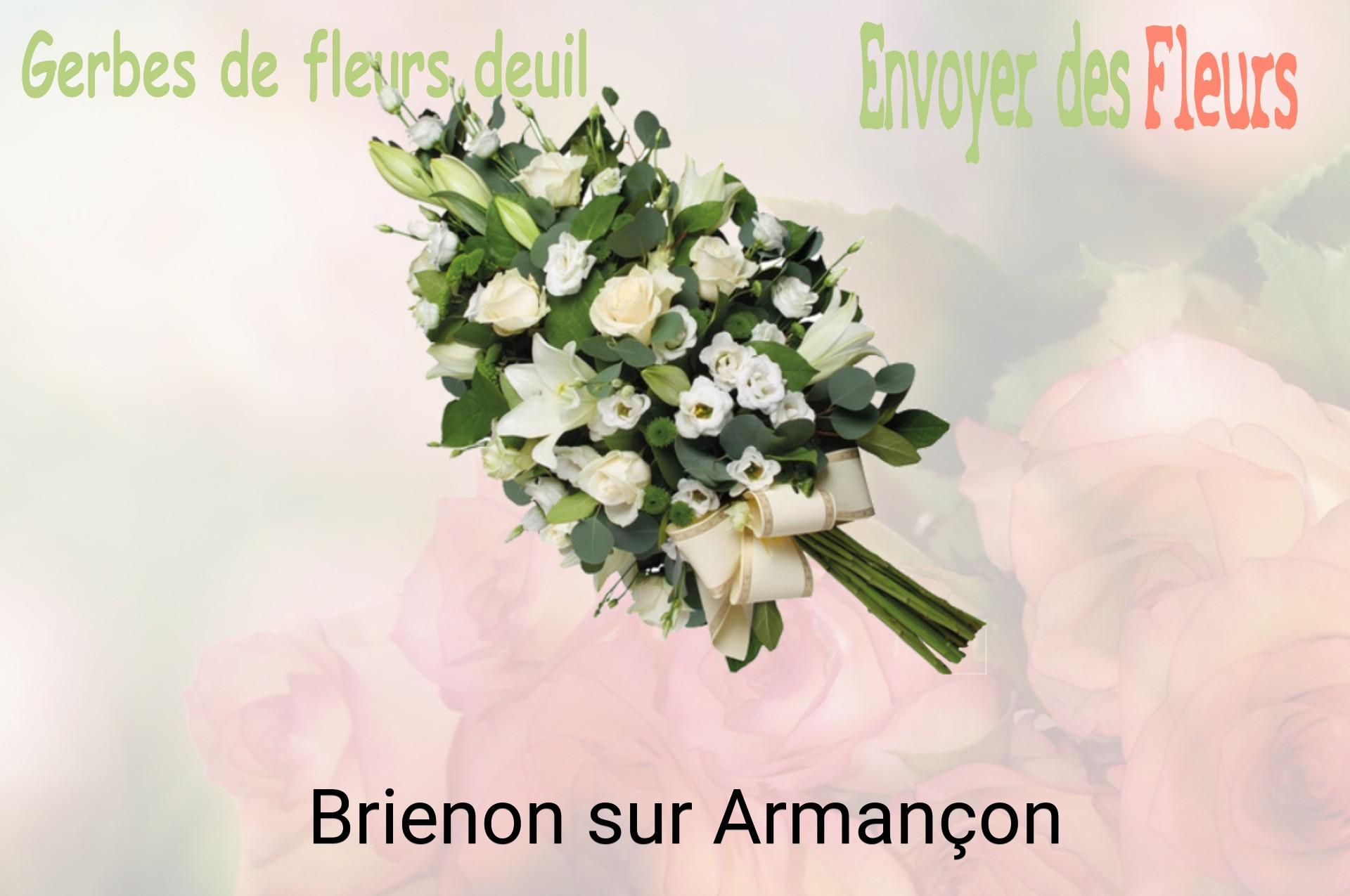 Gerbe de fleurs de deuil livrée à Brienon-sur-Armançon